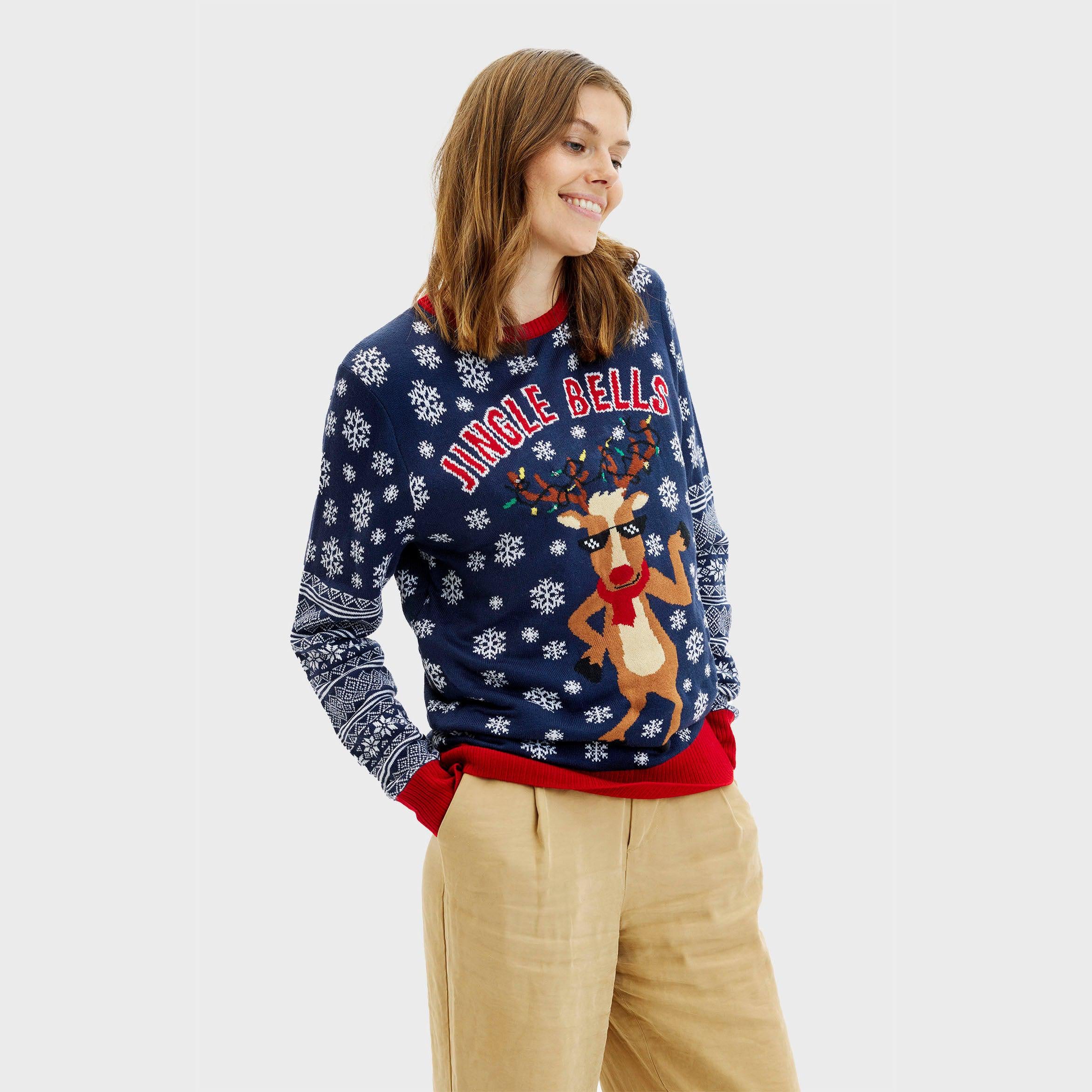 Jingle Bells Maglione Natalizio - Donna